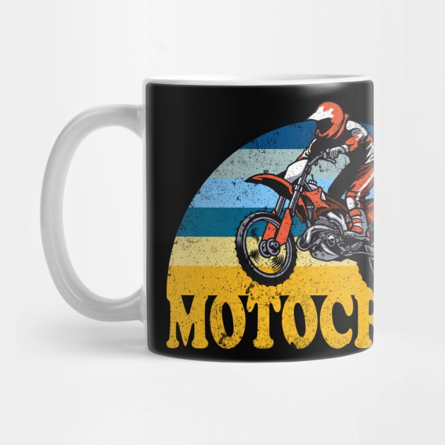 Motocross Racing Biker by Foxxy Merch